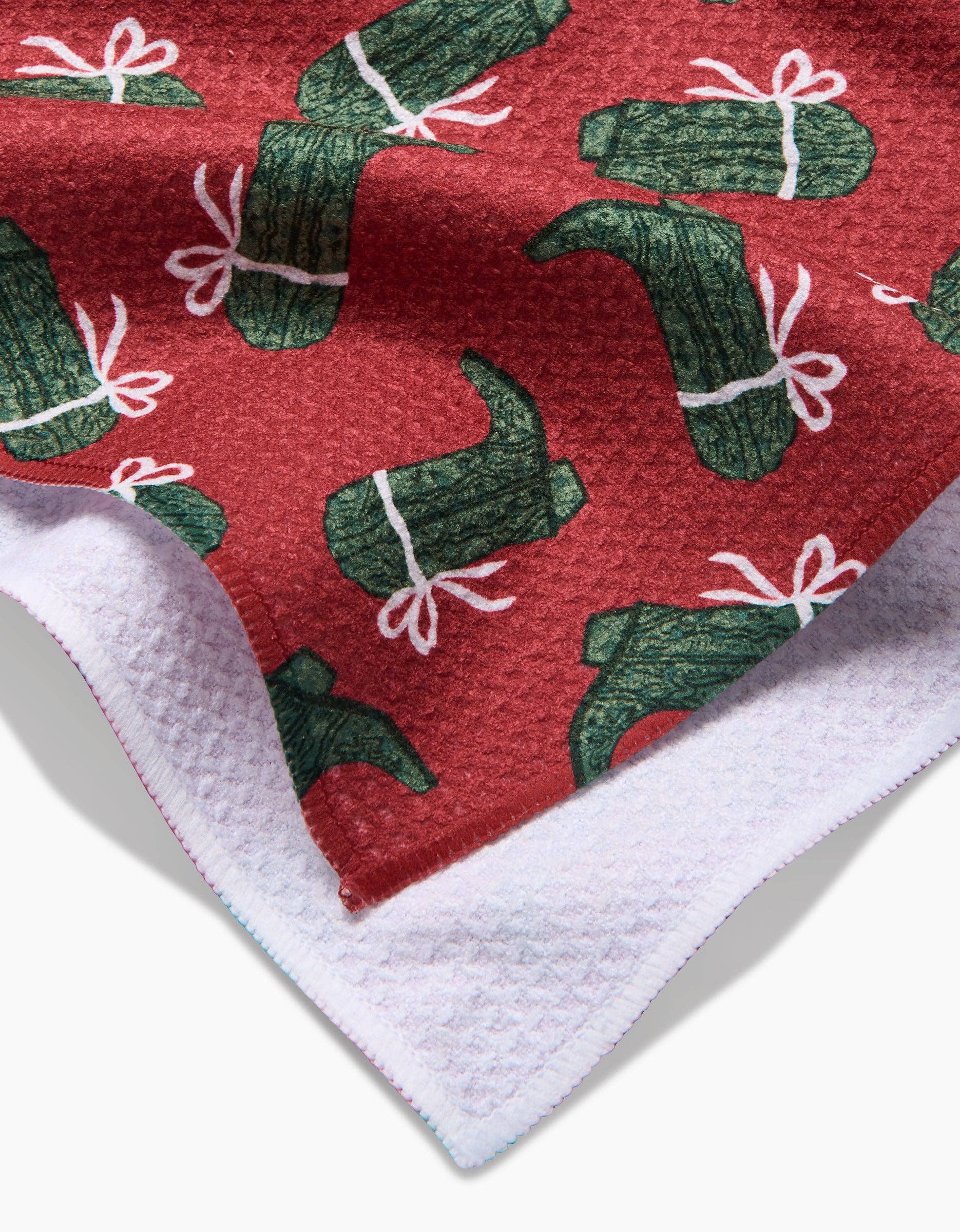 Geometry - Merry Boots Tea Towel