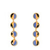 Brackish Round Bezel Drop Earring (Multiple Designs)