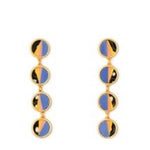 Brackish Round Bezel Drop Earring (Multiple Designs)