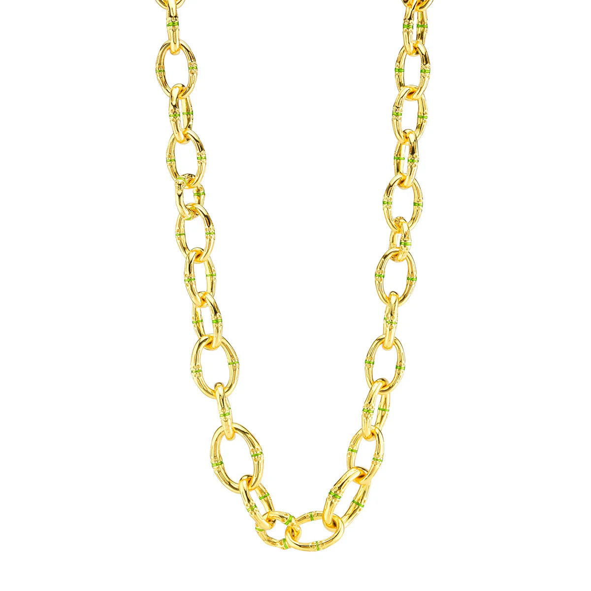 Capucine De Wulf Bankok Bamboo Link Necklace
