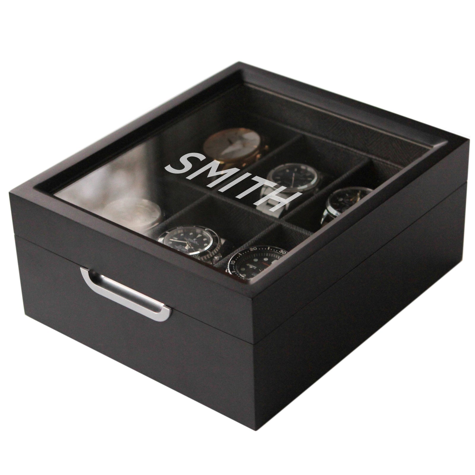 Case Elegance - Modern 2x3 Watch Box - 6 Slot