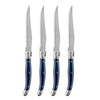 French Home - French Home Laguiole Steak Knives, Set of 4, Navy Blue