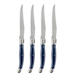 French Home - French Home Laguiole Steak Knives, Set of 4, Navy Blue