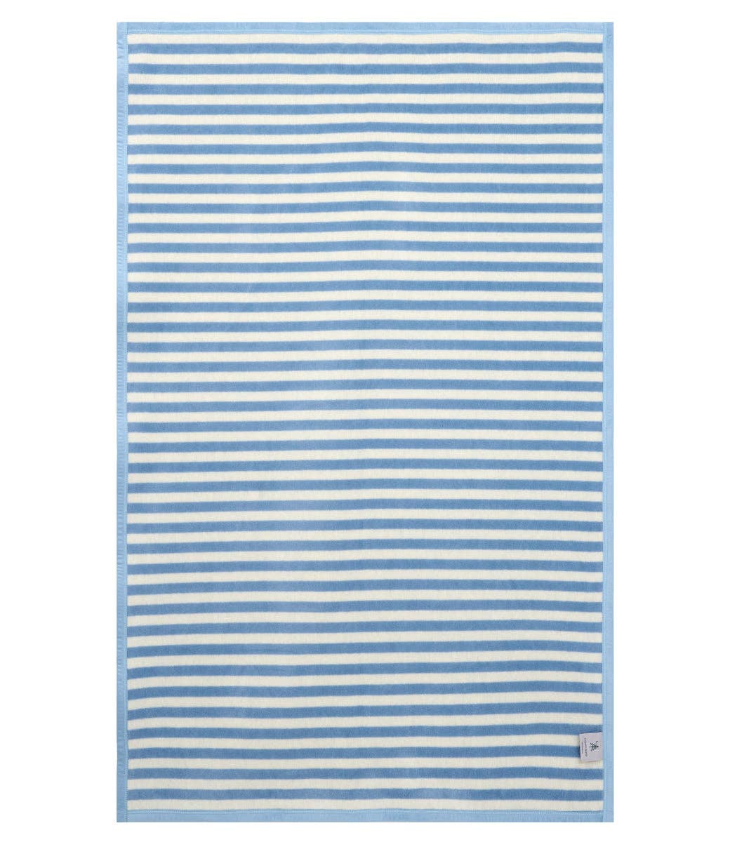 ChappyWrap - Sideline Stripe Bluebell Midi Blanket
