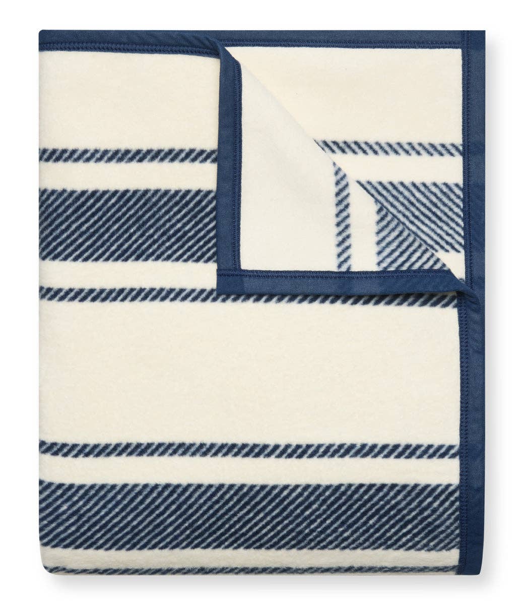 ChappyWrap - Dockside Stripe Navy Blanket