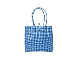 The Maxi Ella Handwoven Tote - Recycled Plastic