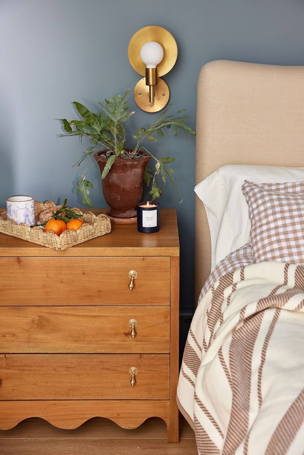 ChappyWrap - Dockside Stripe Sepia Blanket