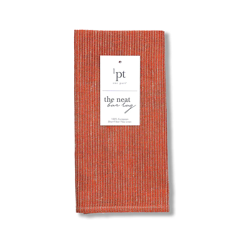 1PT Neat Rag, Paprika Red