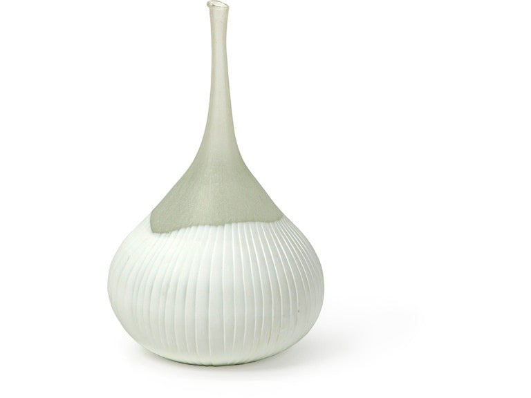 Palecek Eden Vase, White