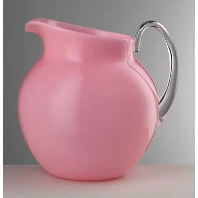 Mario Luca Giusti Pallina Pitcher Pink H 7.5" x Diam 6.5", 68 oz