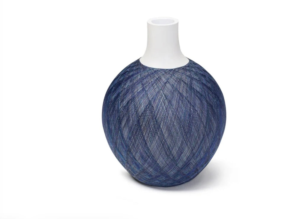 Ladorada Split Straw Marine Vase - Small