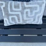 Palecek Pillow Velvet Maze Champagne