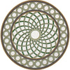 Nicolette Mayer - Timothy Corrigan Treillage Gold 16" Round Pebble Placemats (Sold Separately)