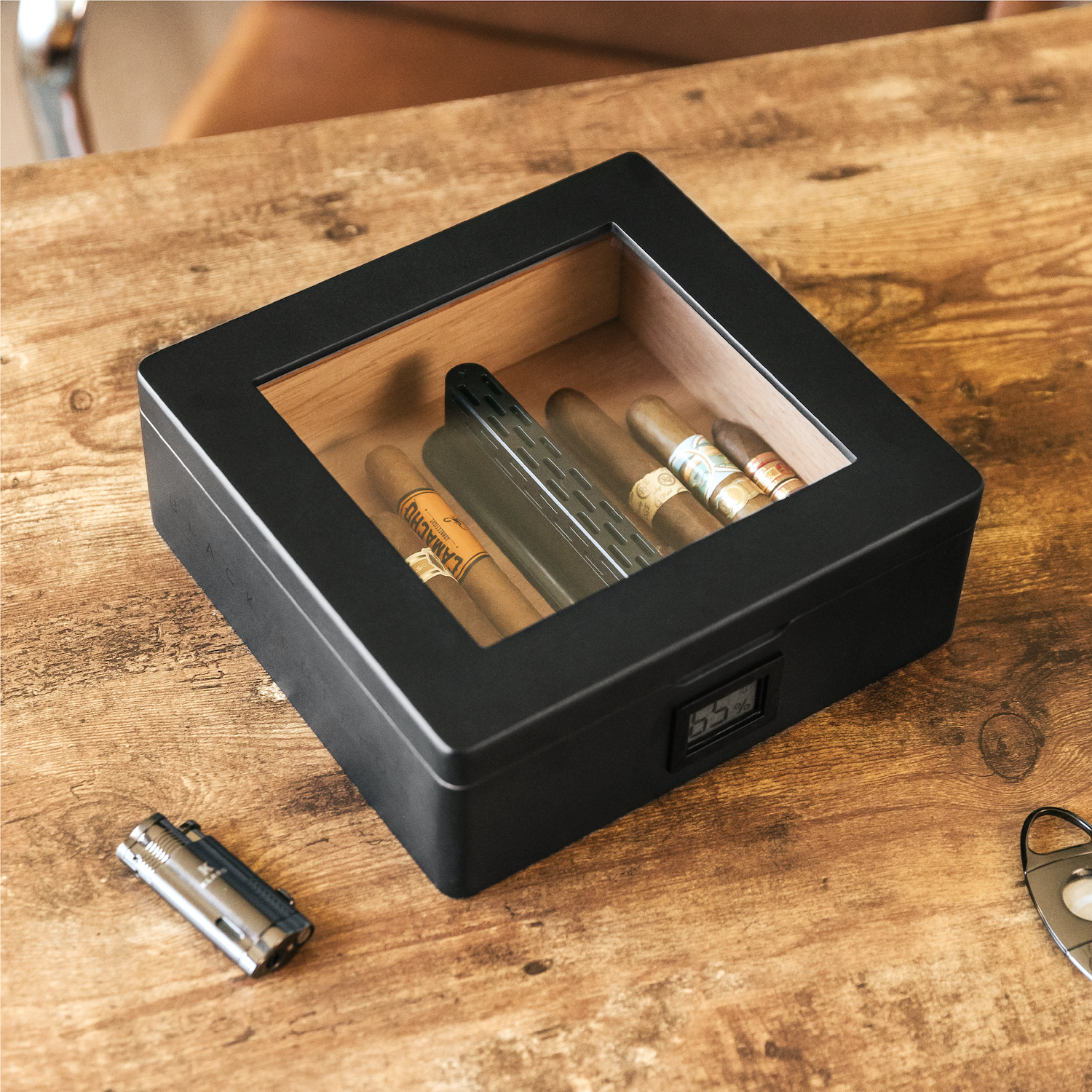 Case Elegance - MAG Humidor - Matte Black