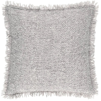 Annie Selke Boucle Grey Indoor/Outdoor Pillow