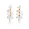Capucine De Wulf Mermaid Garden Vine Drop Earrings - MOP
