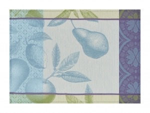 Le Jacquard Francais Placemat Arriere-Pays Blue 20x14"