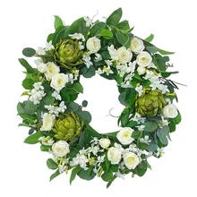 Artichoke Stephanotis Wreath 24"