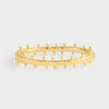 Anabel Aram Milos Hinged Bangle Gold