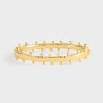 Anabel Aram Milos Hinged Bangle Gold