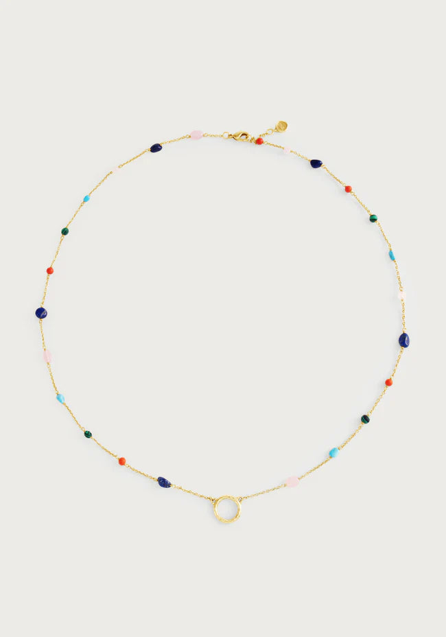 Anabel Aram Milos Long Chain Necklace Multi