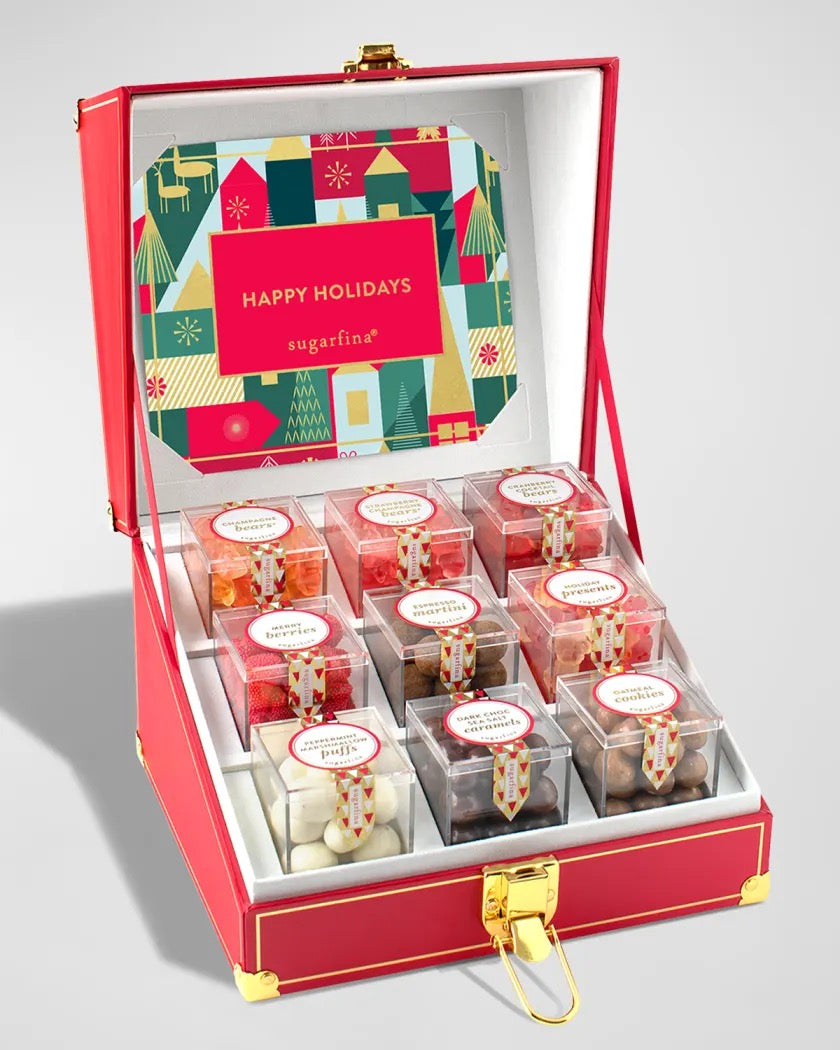 Sugarfina Happy Holidays 2024 9pc Mini Trunk