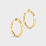 Anabel Aram Milos Medium Hoops Gold