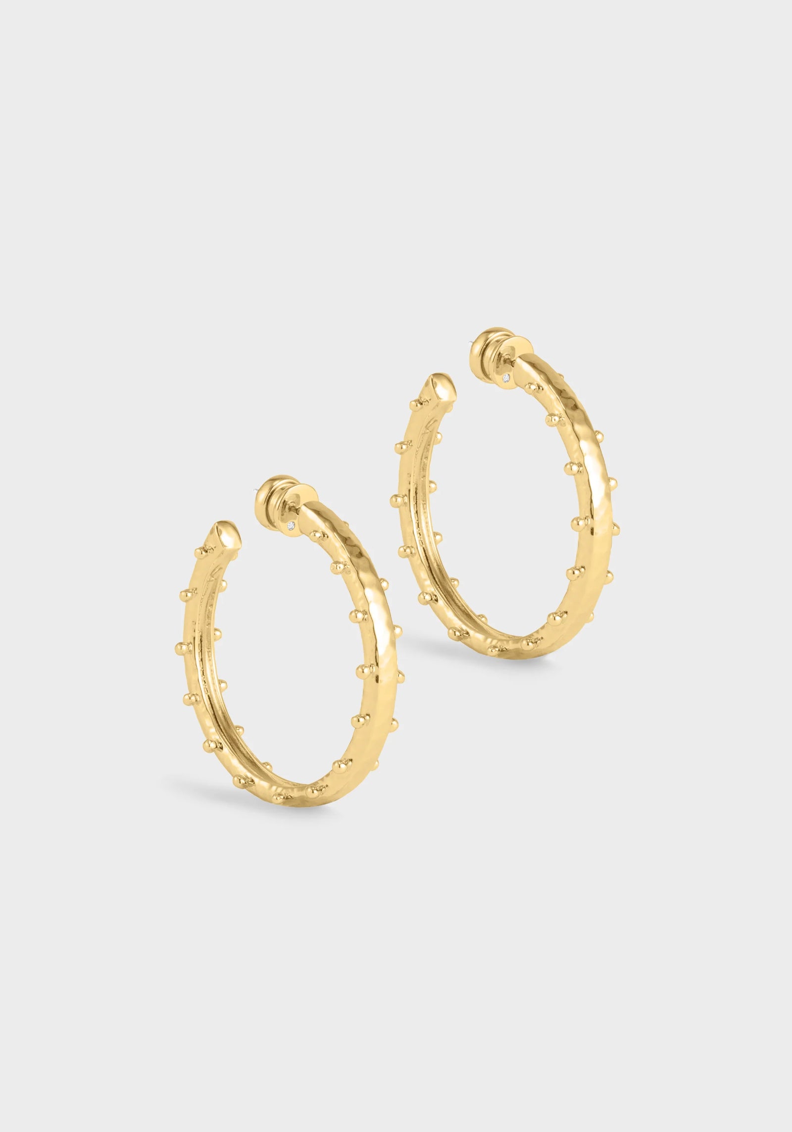 Anabel Aram Milos Medium Hoops Gold