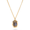 Capucine De Wulf Bliss Necklace, 19"+2" - Blue Labradorite