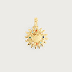 Anabel Aram Milos Soleil Charm Gold Enamel