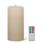 LED Wax Pillar Water Candle with Timer