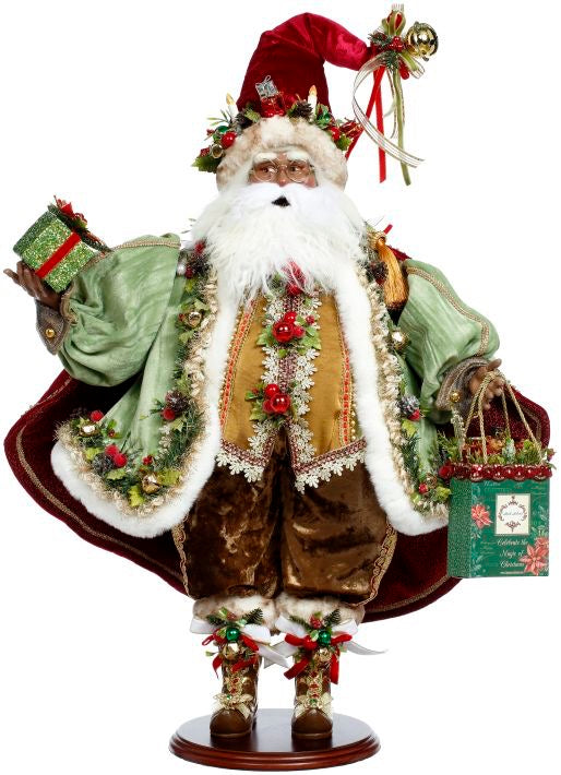 Mark Roberts African American Kris Kringle Santa - 24 Inches