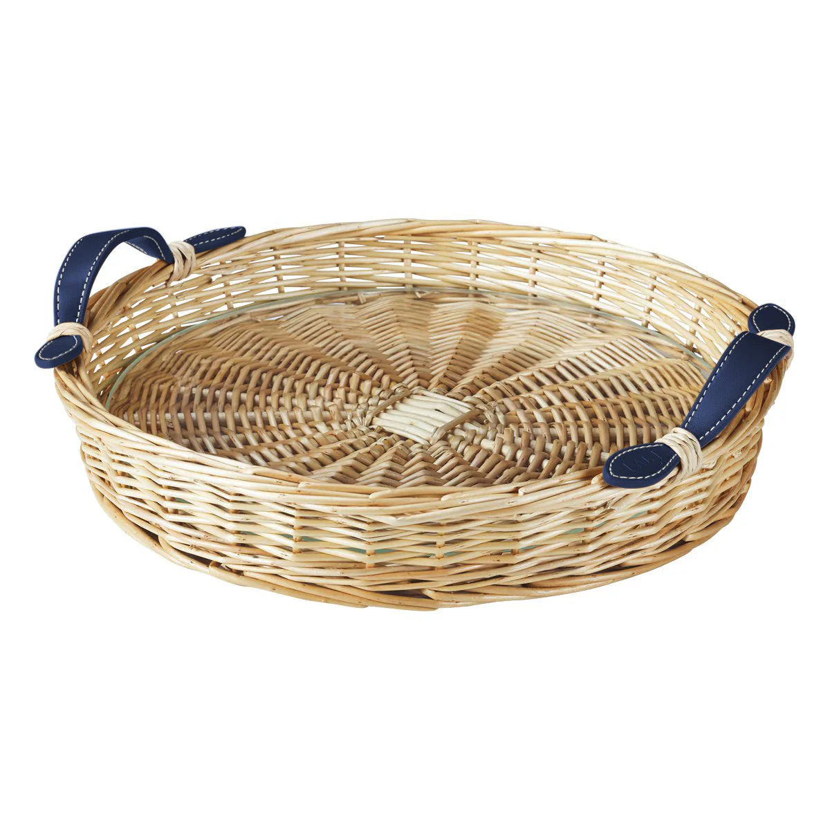 Amanda Lindroth Island Tray Round Small Navy