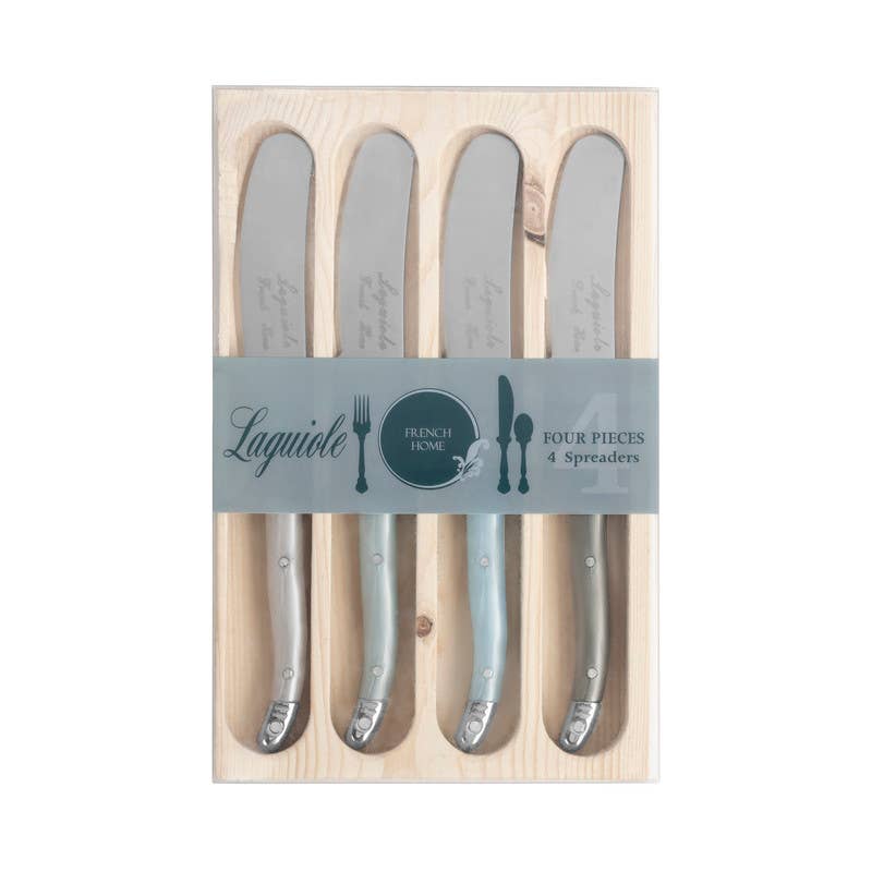 French Home - Laguiole 4-Piece Spreader Set with Mother of Pearl Handles