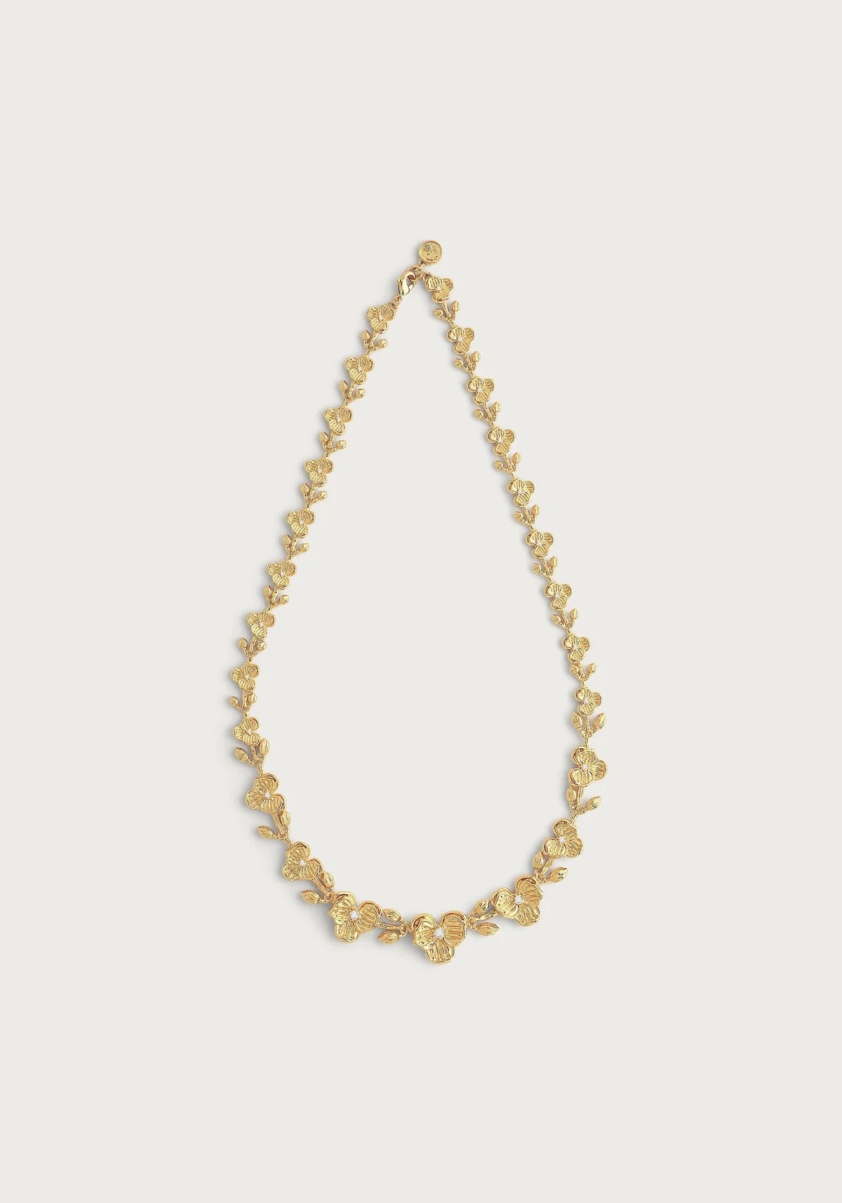 Anabel Aram Orchid Link Necklace