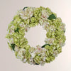 Hydrangea Wreath 24" Pink/Green