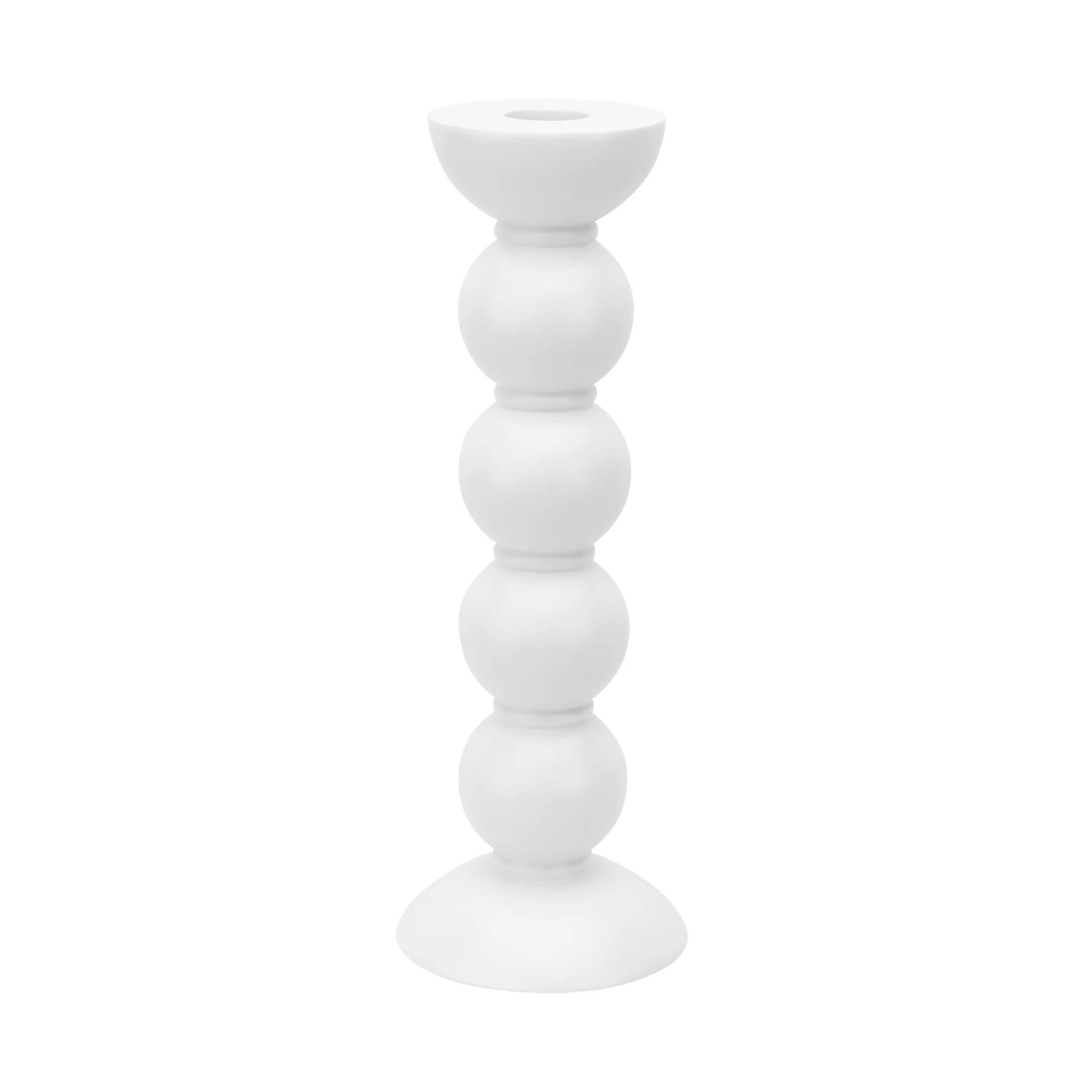 Addison Ross Bobbin White Candlestick 24 cm