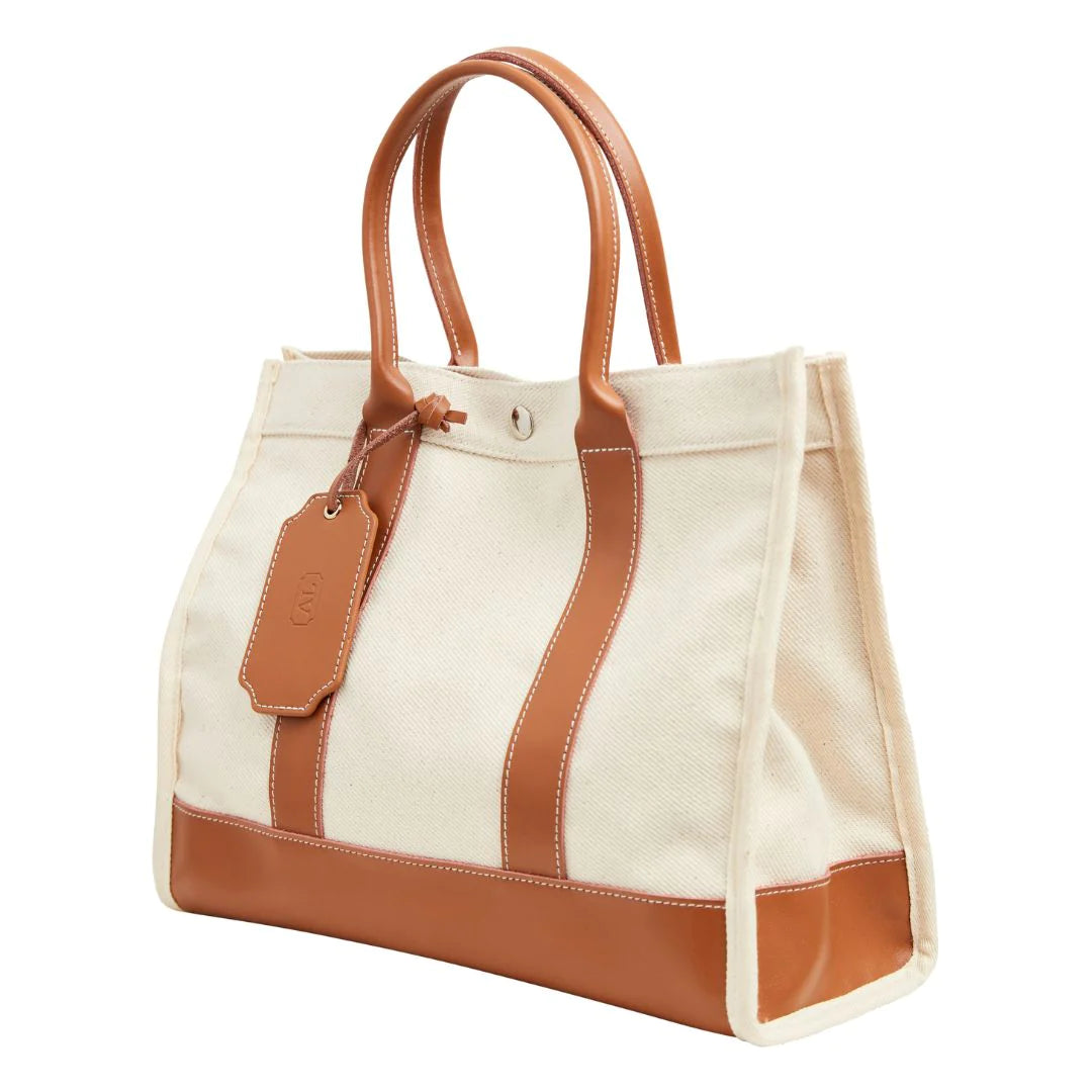 Amanda Lindroth Bahama Tote Small Light Brown