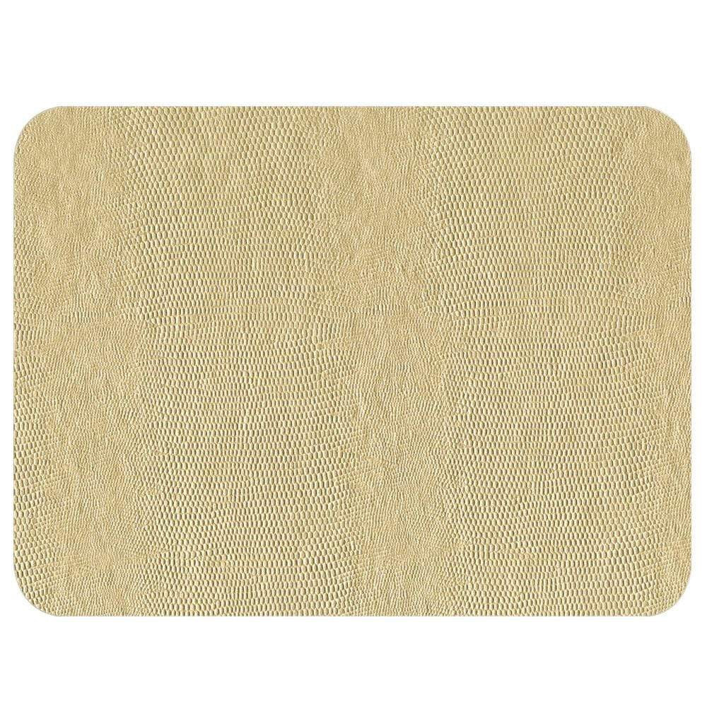 Caspari Lizard Felt-Backed Rectangle Placemat Rectangle - 1 Each