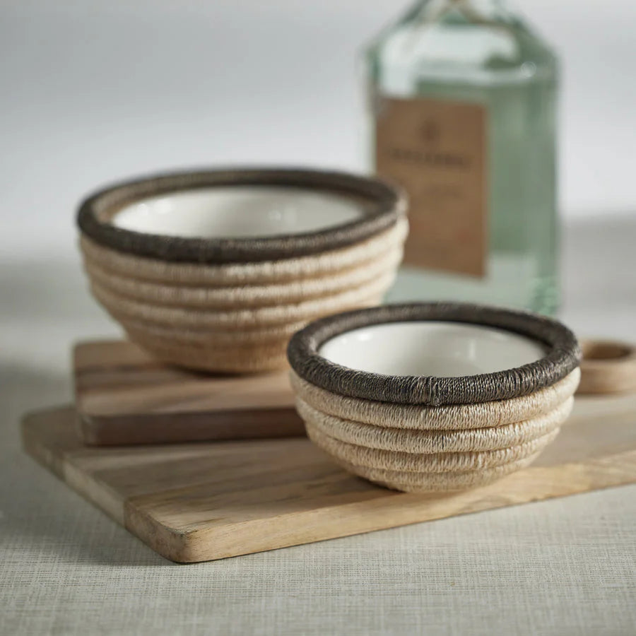 Martigues Coiled Abaca Condiment Bowl