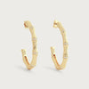 Anabel Aram Bamboo Single Hoop Earrings