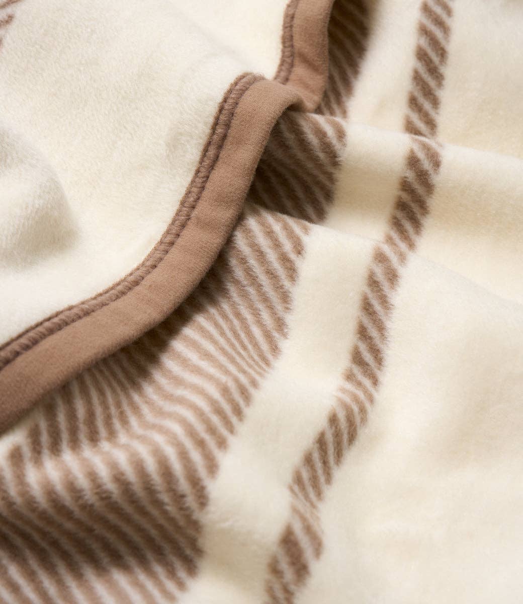 ChappyWrap - Dockside Stripe Sepia Blanket