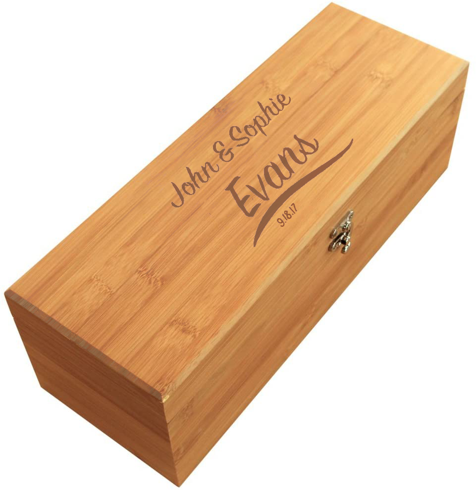 Case Elegance - Bamboo Wine Gift Box Set & Accessories
