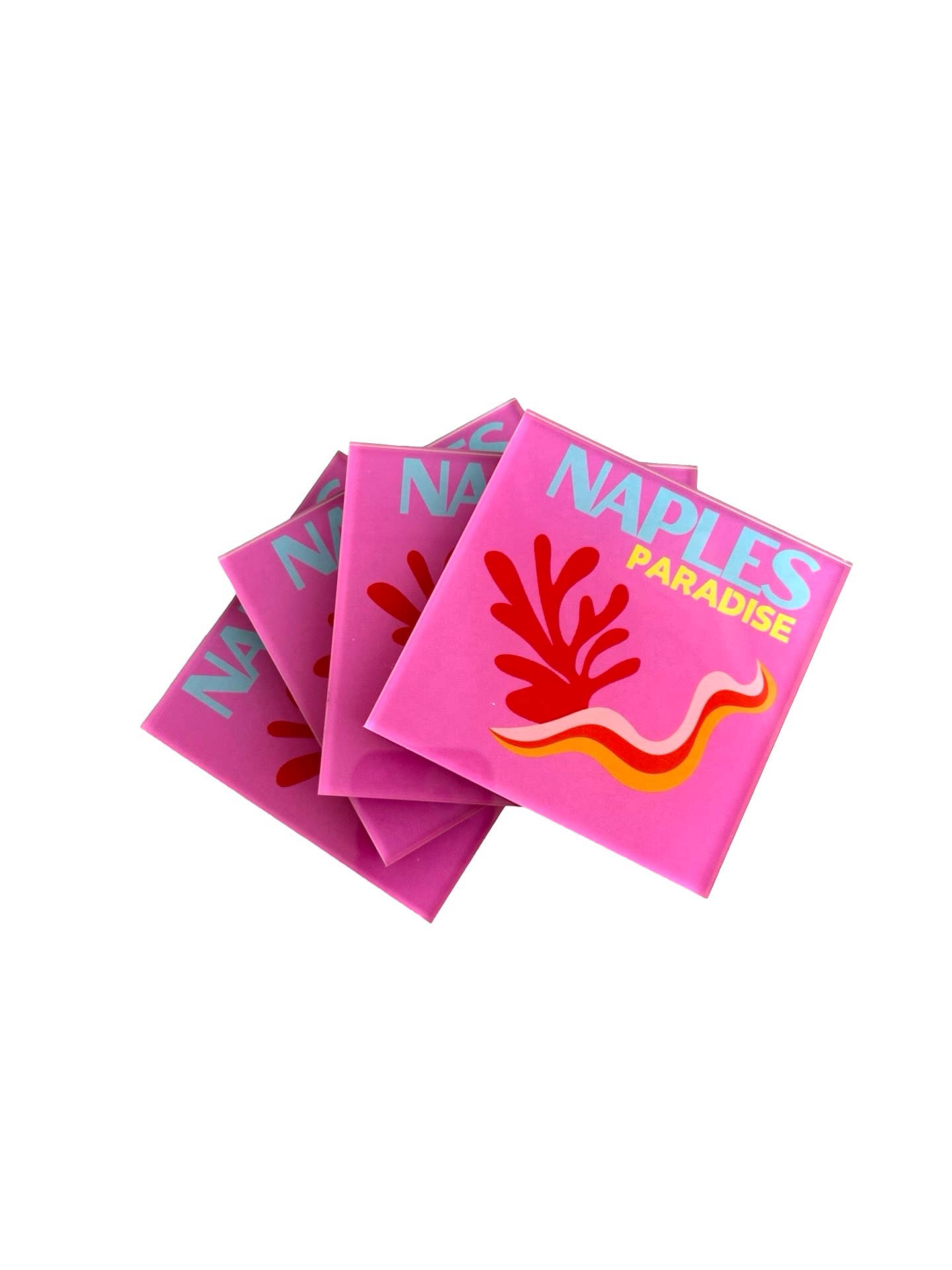 Maven Home - Acrylic  Coasters - Naples- Set of 4