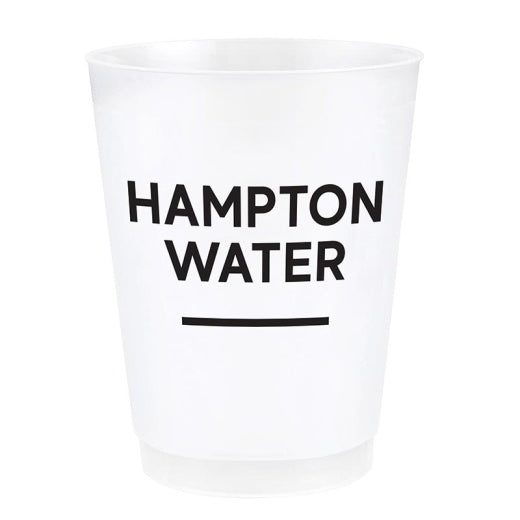 Frost Plastic Cup - Hampton Water - 8 pack