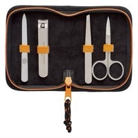 Gentlemen's Hardware Charcoal Canvas Manicure Set