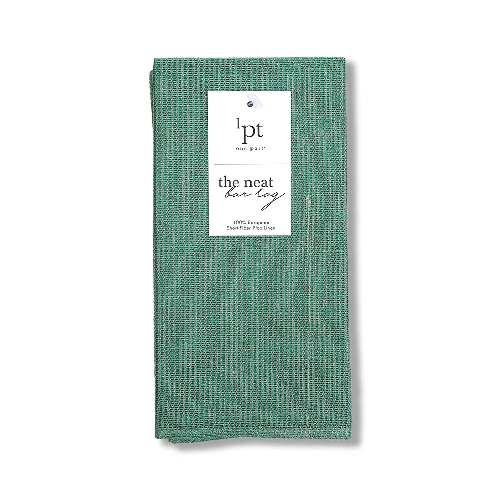 1PT Neat Rag, Meadow Green