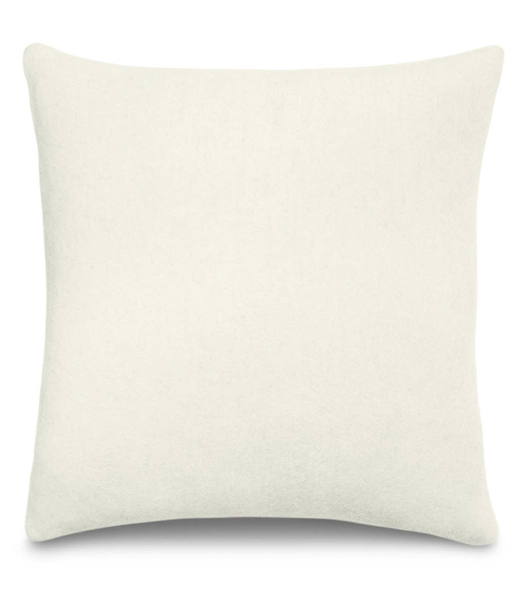 ChappyWrap - Contrast Solid Throw Pillow Covers - Oak & Ivory