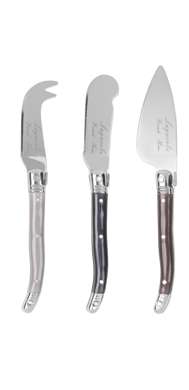 French Home - French Home 3 Piece Laguiole Cheese Knives - Warm Spice