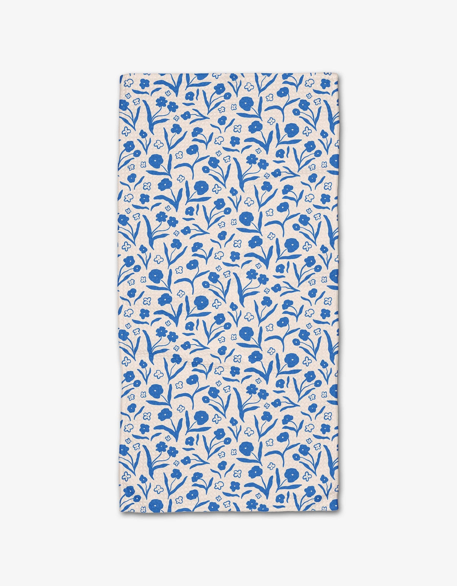 Geometry - Blooming Blue Floral Bar Towel
